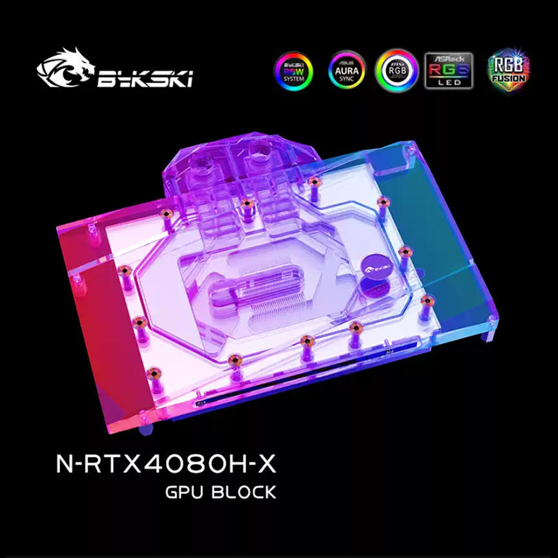 Rtx 4080 Water Cooling Block - Bykski GPU bloque de agua para