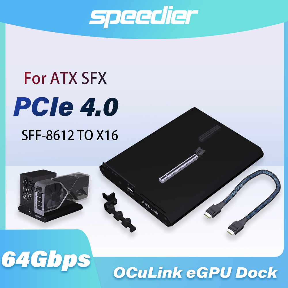 OCuLink eGPU Dock PCIe 4,0 X4  - Oculink Gpu Dock Station reseña y precio