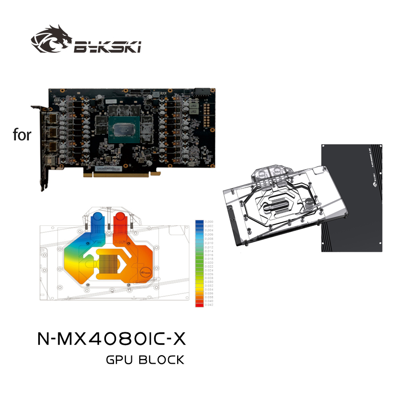 Bykski N-MX4080IC-X bloque GPU - Rtx 4080 Water Cooling Block reseña y precio
