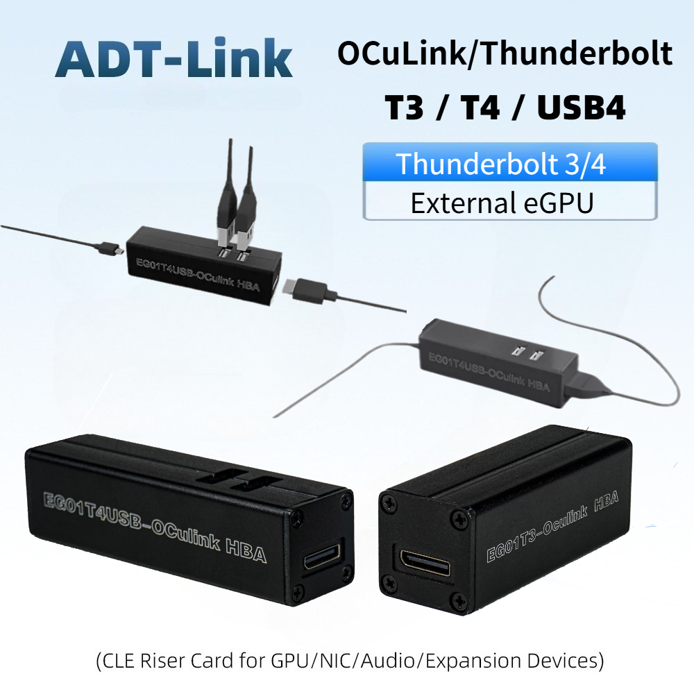 Adaptador OCuLink Thunderbolt  - Gpu External Dock Egpu Thunderbolt 4 reseña y precio