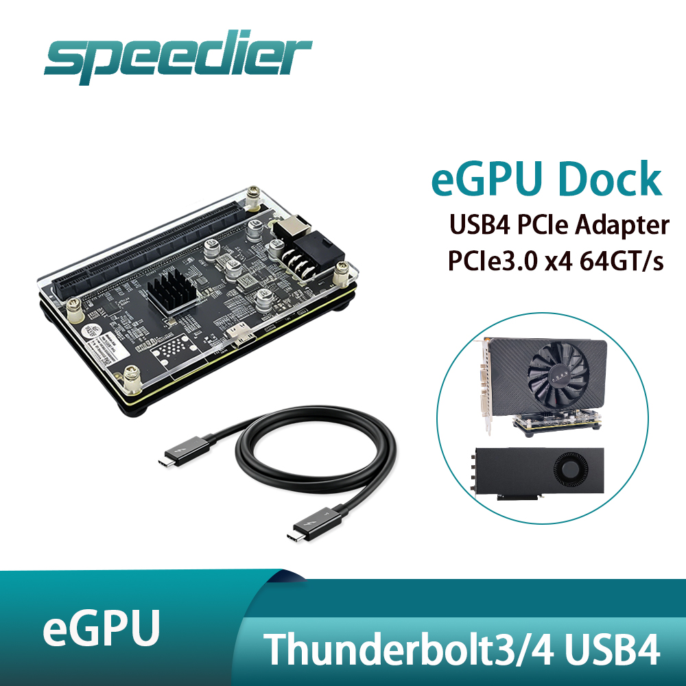 Base de Conexión USB4 Thunderb - Gpu External Dock Egpu Thunderbolt 4 reseña y precio